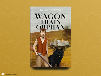 Wagon Train - Book cover design concept book cover concept details graphic design