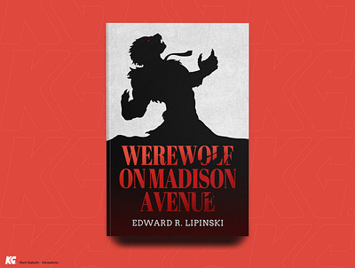 WEREWOLF ON MADISON AVE. - Book Cover Design concept branding color color rendering concept art details graphic design