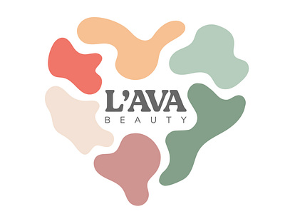 L'AVA Beauty Logo branding design logo