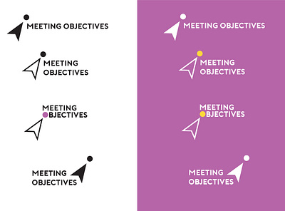 Meeting Objectives Logo Concept design icon logo