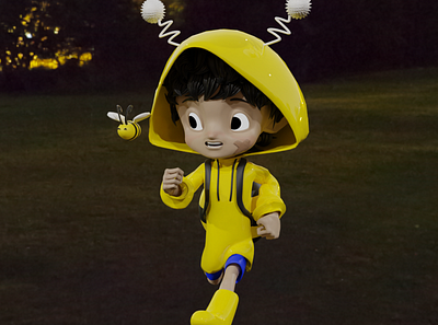 Max & Bee 3d 3dart 3dmodel blender render