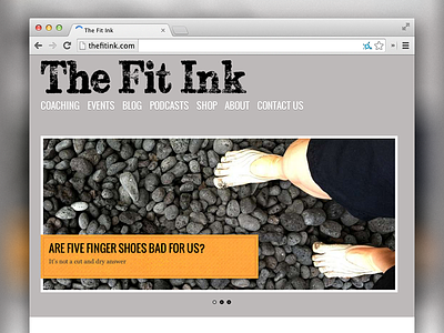 The Fit Ink Website coaching fitness health