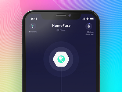 Plume HomePass® 2019 animation app design mobile ui rotato ux