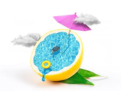 Lemon digital art