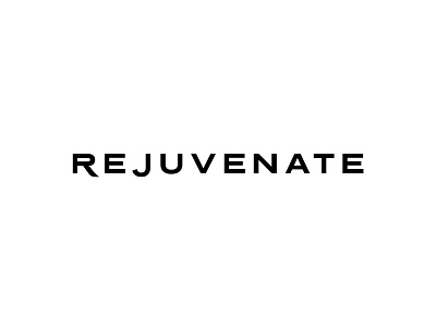 Rejuvenate Logotype black branding bw extended font herbal letter light logo logotype luxurious luxury minimal minimalistic simple simple design skin skin care skincare