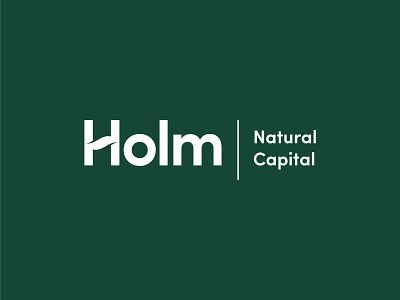 Holm Natural Capital Logo agriculture branding eco environment environmental environmental design friendly fund green investment landing page logo logotype minimal natural nature organic recycle scandinavian sustainable