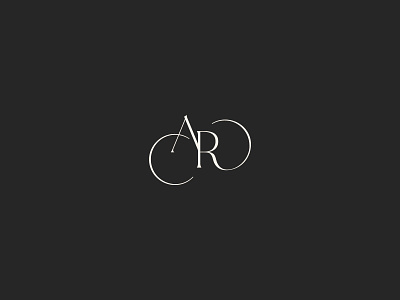 Alix Rufas AR Monogram Logo a brand identity branding elegant fashion font high end infinity jewelry logo luxurious luxury minimal modern monogram personal premium serif typography