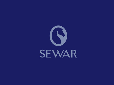 Sewar Coffee logo Branding animal arabic bean blue classic classy coffee cup drinks grid horse logo luxurious luxury mare minimal navy negative pony space