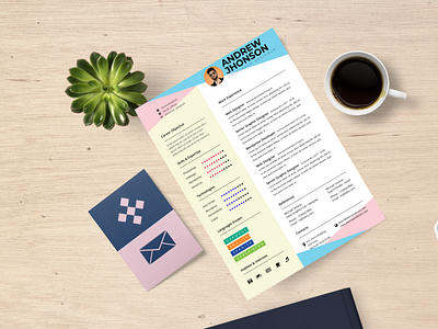 Resume CV Template Profesional Design branding cv design logo resume template vector work