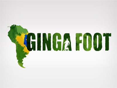 Ginga Foot logo bordeaux brasil foot futsal logo