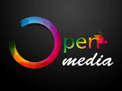 Open Media logo agency logo media