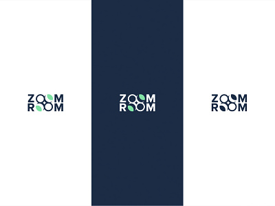 logo ZoomRoom graphic design logo design product design web design