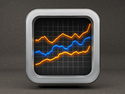 Stock Market App Icon app design icon design ui