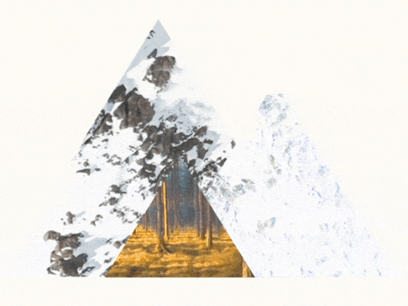 Portals glitch mograph surreal triangle