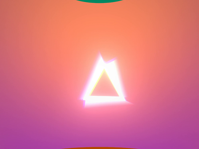 △ ae design light motion triangle vector