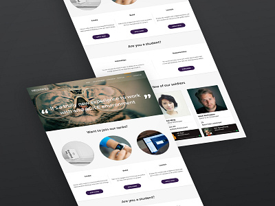 Recruitment Page clean css desktop hipster html minimal sketch trendy ui user experience user interface ux