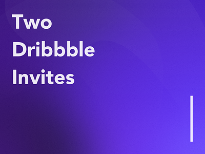 2 Dribbble Invites dribbble invite prospect ui user experience user interface ux