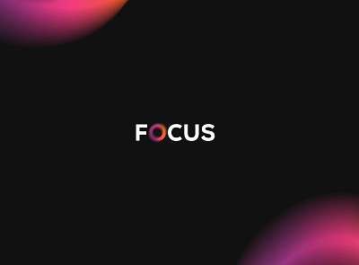 focus black colors design focus free graphic design logo modern motion graphics text typography wallpaper