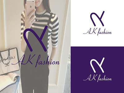 AK fashion logo brand identity branding business logo clean logo colorful logo fashion logo fashion style logo letter logo logo logo maker startup logo