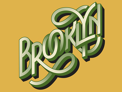 Brooklyn Lettering brooklyn city city guide custom custom lettering lettering letters new york ny nyc travel