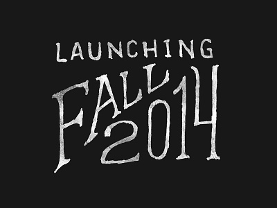 Launching lettering