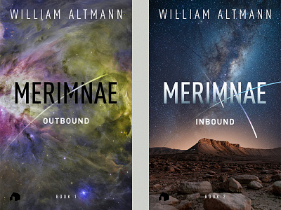 Merimnae books 1 & 2 book design ebook cover