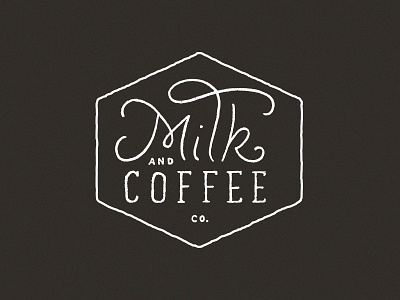 Milk & Coffee Co. branding lettering