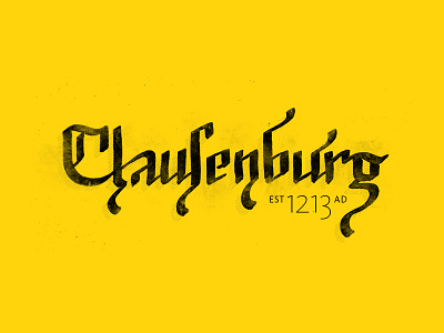 Clausenburg lettering romania