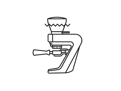 Sette coffee icons illustration
