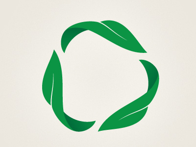 Green Recycling green logo vector