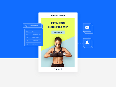 Fitness Email Marketing design email design fitness ui ui design