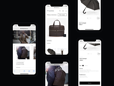 Lexus boutique mobile boutique catalog commerce e shop ecommerce lexus minimal mobile shop web