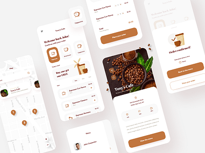 Another delivery app :) app coffee coffee app concept design food delivery food delivery app mobile app mobile ui ui