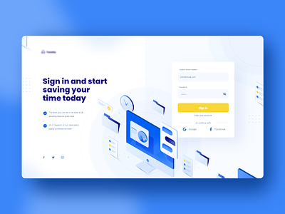 Sign in form app design form field isometric isometric illustration sign in sign in form ui web