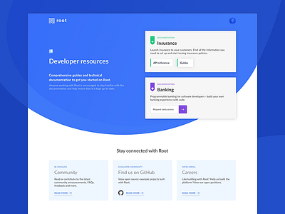 Documentation landing page