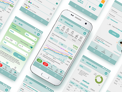 Gedik Trader Android app finance interface market mobile trading trading app trading app android ui ux