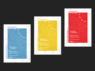Short Duration Internship posters (PhD's) college design graphic design internships phd print typography university vector