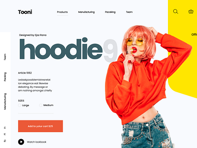 fashion landing page