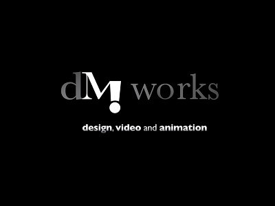 Logo Design - dM works design logo