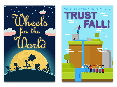 Trust Fall! & Charity- Vector Posters - 2 out of 16 posters vector