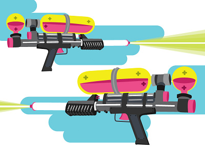 RAYGUN intuos raygun rebound vector illustration wacom