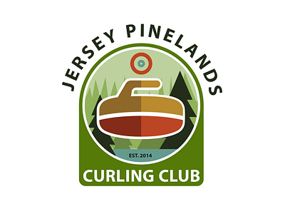 Jersey Pinelands Curling Club Logo