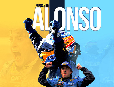 Fernando Alonso F1 design f1 graphic design motion graphics