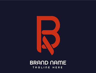 br letter logo 3d animation branding graphic design logo motion graphics ui