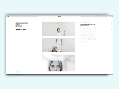 .Raw – Webdesign blackandwhite clean fashion design minimalistic type work typography webdesign