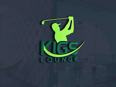 Golf Lounge Logo Design creative logo golf logo logo logo design professional logo