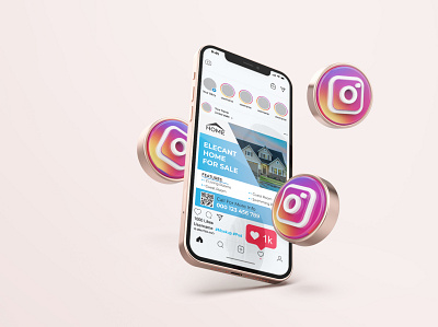 Social Media Post Design | Instagram Post Design branding ig post real estate