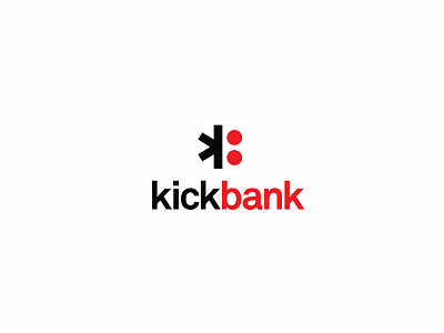 Kickbank logo brand logo sneakers