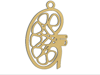 Pendant design for 3D printing