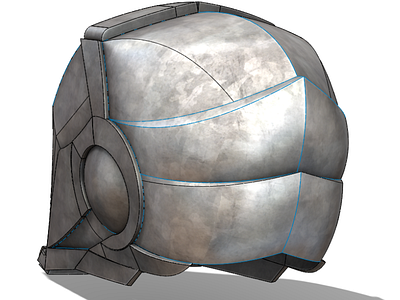 Helmet design for 3D character 3d 3d design 3d maker 3d model 3d modeling 3d object 3d printing design model printing rendering solidwork